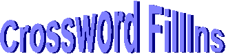 Crossword FillIns