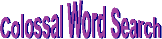 Colossal Word Search